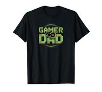 Gamer Dad Retro Video Game Controller Pixel Design Tees Camiseta