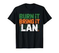 Gamer De LAN Party Old School Camiseta