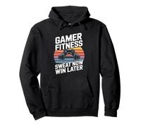 Gamer Fitness Sweat Ahora GANA más Tarde Entrenamiento de Juego Sudadera con Capucha