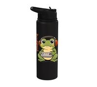 Gamer Frog, Japonés & Video Gaming & Gaming Anime Stainless Steel Insulated Water Bottle