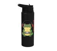 Gamer Frog, Japonés & Video Gaming & Retro Gaming Stainless Steel Insulated Water Bottle