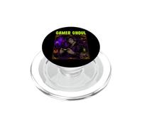 Gamer Ghoul Videojuegos Gaming Zombie Spooky Horror Hombres Niño PopSockets PopGrip para MagSafe
