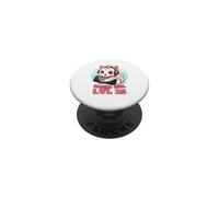 Gamer Girl - Figura de Gato para Videojuegos (Texto en alemán Gamer PopSockets PopGrip Adhesivo