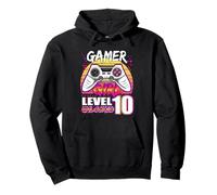 Gamer Girl Level 10 Unlocked Video Game Birthday Girls Sudadera con Capucha
