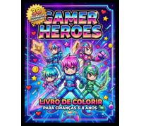 Gamer Heroes: Livro de colorir