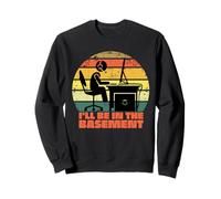 Gamer I'Ll Be in The Basement Gaming Game Addict Sudadera