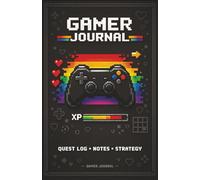 GAMER JOURNAL: A Retro Pride Notebook for Quest Logs, Notes & Strategy
