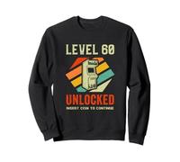 Gamer Level 60 Unlocked 60th Birthday Sudadera