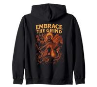 Gamer Mentalidad Motivación Fantasía Guerrero Disciplina Fuerza Sudadera con Capucha