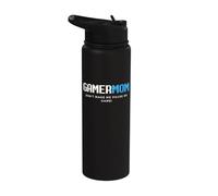 Gamer Mom Dont Make Me Pause My Game Mothers Day Gaming Moms Stainless Steel Insulated Water Bottle