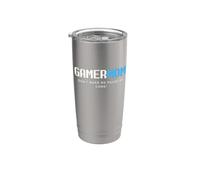 Gamer Mom Dont Make Me Pause My Game Mothers Day Gaming Moms Vaso térmico de acero inoxidable de doble pared