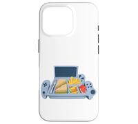 Gamer Nerd PC Alimentos Comida Rápida Continua Comida Comida Juegos de Internet Carcasa para iPhone 16 Pro