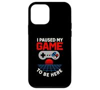 Gamer, pausé mi juego para estar aquí Fun Boys Back To School Carcasa para iPhone 12 mini