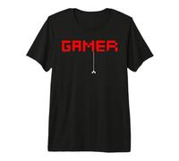 Gamer Pixel Old School Men Women Arcade Gaming Gift Camiseta Premium