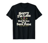 Gamer Save Point Jugador de Videojuegos Humor de Juegos Camiseta