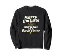 Gamer Save Point Jugador de Videojuegos Humor de Juegos Sudadera