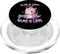 Gamer T Acogedor Traje de Juego Chiller T Axolotl PopSockets PopGrip para MagSafe