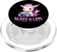 Gamer T Cozy Gaming Outfit Relax Gaming Axolotl PopSockets PopGrip para MagSafe