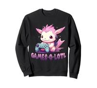 Gamer T Cozy Gaming Outfit Relax Gaming Axolotl Sudadera