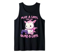 Gamer T Cozy Gaming Outfit Relax Gaming Lindo Gamer Axolotl Camiseta sin Mangas