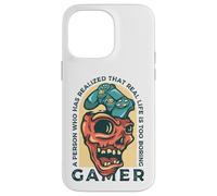 Gamer Una Persona Que se ha Dado Cuenta de Que la Vida Real es Demasiado aburrida Carcasa para iPhone 14 Pro MAX