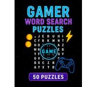 Gamer Word Search Book: 50 Video Game Themed Puzzles Across 5 Difficulty Levels (Easy to Legendary) | Word Search for Kids, Teens & Adults: A Fun ... Clean Layouts, and Gamer-Style Challenges