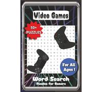 Gamer Word Search Puzzle Book: Word Searches with Easy to Read Print about Gamers, Gaming Gear, Gaming Strategy and More | 6x9 inches, 110 pages | 50+ ... Gift for Vacations, Holidays and Free Times