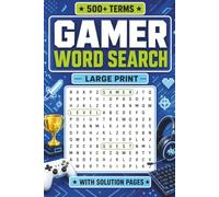 Gamer Word Search: Video Game Brain Challenges for Players, Streamers, Esports Fans & Gaming Enthusiasts, Perfect Gift for Teens, Adults, Friends & Couples