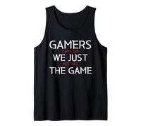 Gamers Can't Die We Just Restart The Game Funny Gaming Meme Camiseta sin Mangas