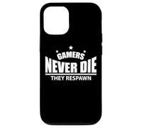 Gamers Never Die They Respawn Carcasa para iPhone 12/12 Pro