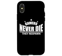 Gamers Never Die They Respawn Carcasa para iPhone X/XS