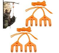 Games & Gear Hoists Block and Tackle System,Ultralight Hunting Game Hoists,Portable Nylon Pulley System,for Camping,Hunting,Outdoor and Backcountry Activities (2pcs)