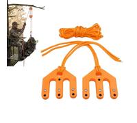 Games & Gear Hoists Block and Tackle System,Ultralight Hunting Game Hoists,Portable Nylon Pulley System,for Camping,Hunting,Outdoor and Backcountry Activities (1pcs)
