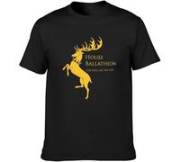 Games of Thrones Baratheon Black Men T-Shirt Graphic Printed Top Unisex tee