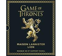 Games of Thrones, Maison Lannister Lion . Masque 3D Et Support Mural (Masque 3D Game of Thrones Masque 3D Et Support Mural Game of Thrones)