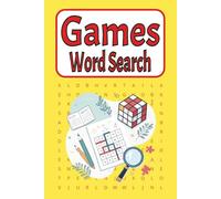 Games Word Search Puzzle Book: Word Search with Easy to Read Print about Chess, Level, Goal, Speed Play and More | 6X9 Inches, 110 Pages | 50+ Puzzles.... Gift for Vacations, Holidays and Free Times