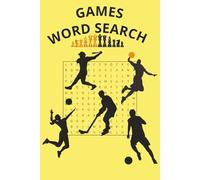 Games Word Search: Word Searches with Easy to Read Print about Games, Video Games, Board Games, and More | 6x9 inches, 110 pages | 50+ Puzzles… Gift for Vacations, Holidays and Free Times