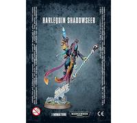 Games Workshop 40.000-Aeldari Warhammer 101.6 cm Harlequin Shadowseer Figura de acción, Color Negro, Medium (99070111002)
