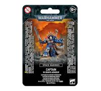 Games Workshop 48-70 Warhammer 40k - Capitán Primaris de Marina Espacial en Gravis Armour, Negro