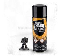 Games Workshop 62-02 Spray De Pintura Negro Caos
