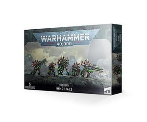 Games Workshop 99120110035 Warhammer 40,000 Necron Immortals/Deathmarks Game, Negro