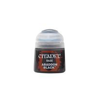 Games Workshop Citadel Paint - Warhammer - Base Abaddon Black - 21-25
