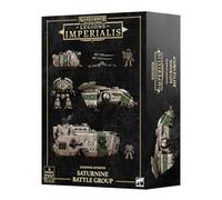 Games Workshop Legions Imperialis Legiones Astartes Saturnine Battle Group - 44 Caja de ejército en miniatura con terminadores, acorazados, tanques y aviones