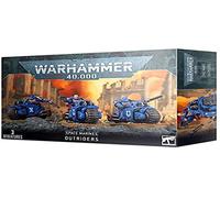Games Workshop 40,000-Space Marines Outriders Warhammer TÉLÉVISEUR Intelligent, Color Negro, Medium (99120101285)