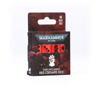 Games Workshop - Warhammer 40,000 - Chaos Space Marines: Red Corsairs Dice Set