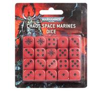 Games Workshop - Warhammer 40,000 - Dados de Marines Espaciales del Caos