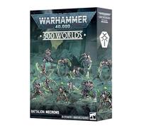 Games Workshop - Warhammer 40.000 - Nécrons 500 Mundos Batallón Nekrosor Ammentar’s Destructor Maldito Cultos Set de Miniaturas en Caja