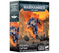 Games Workshop - Warhammer 40,000 - Space Marine: Capitán con Paquete de Salto y Escudo de reliquia