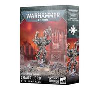 Games Workshop - Warhammer 40k - Chaos Space Marines: Lord with Jump Pack - Kit de Figuras en Miniatura de Mesa - 26 componentes de plástico, 1 Base Redonda Citadel de 40 mm - para Mayores de 14 años
