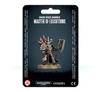 Games Workshop Warhammer 40k - Space Marine du Chaos Master of Executions 43-44, Color Negro